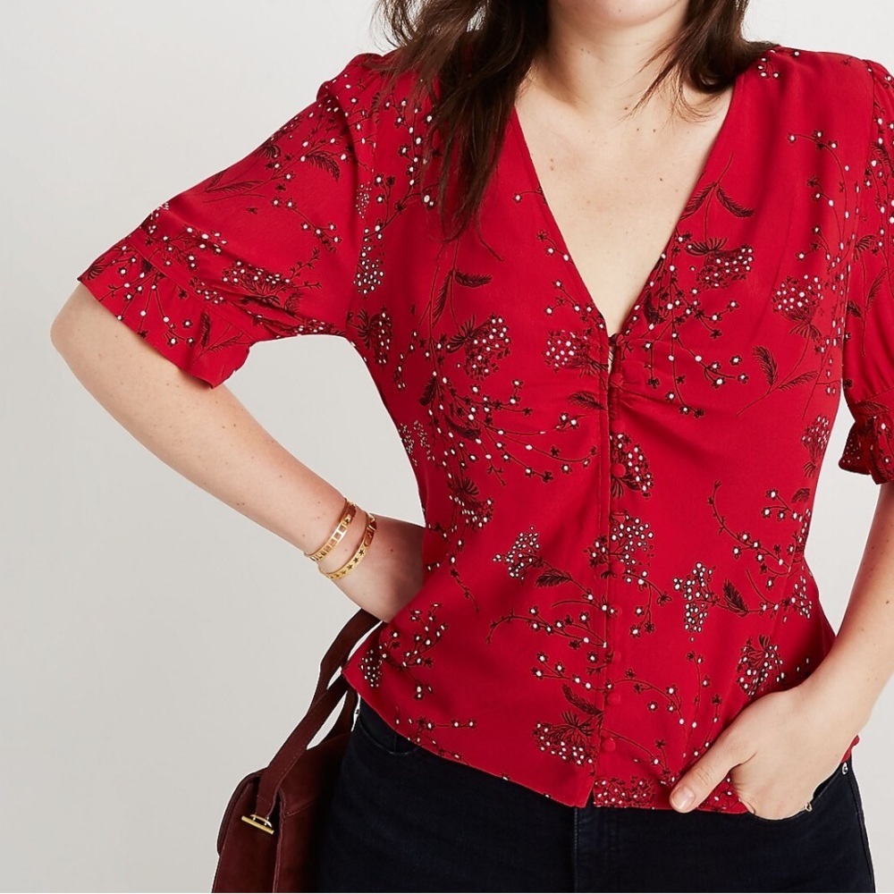 Madewell Daylight Top Windswept Floral Size 4
